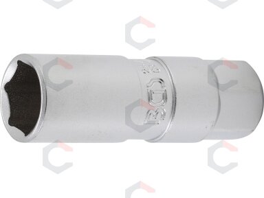 Galvutė žvakėms šešiakampė | 10 mm (3/8") | 16 mm (2471) Galvutė žvakėms šešiakampė | 10 mm (3/8") | 16 mm (2471)