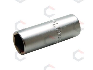 Galvutė žvakėms šešiakampė | 12,5 mm (1/2") | 16 mm (2462) Galvutė žvakėms šešiakampė | 12,5 mm (1/2") | 16 mm (2462)