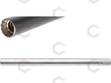 Galvutė žvakėms su magnetu | ypač ilga | 10 mm (3/8") | 14 mm (2447) Galvutė žvakėms su magnetu | ypač ilga | 10 mm (3/8") | 14 mm (2447)