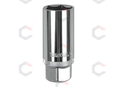 Galvutė žvakinė 1/2", 16 mm (YT-1253) Galvutė žvakinė 1/2", 16 mm (YT-1253)