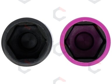 Galvutės smūginės ilgos plonasienės | su plastikine apsauga | 12,5 mm (1/2") | 20.5 + 21.5 mm | 2 vnt (7329) Galvutės smūginės ilgos plonasienės | su plastikine apsauga | 12,5 mm (1/2") | 20.5 + 21.5 mm | 2 vnt (7329)