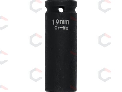Ilga smūginė galvutė 1/2", 19 mm (YT-10295) 2 Ilga smūginė galvutė 1/2", 19 mm (YT-10295) 2