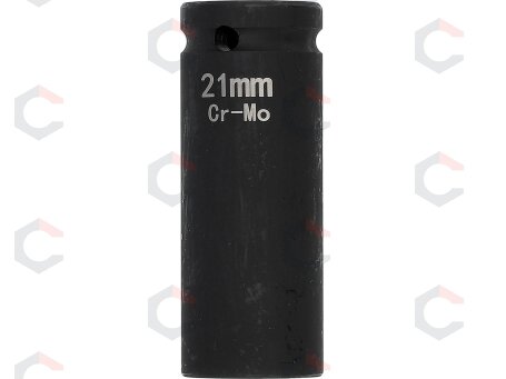 Ilga smūginė galvutė 1/2", 21 mm (YT-10296) 2 Ilga smūginė galvutė 1/2", 21 mm (YT-10296) 2