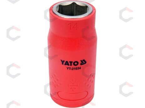 Galvutė izoliuota 14 mm, 1/2" VDE (YT-21034) Galvutė izoliuota 14 mm, 1/2" VDE (YT-21034)