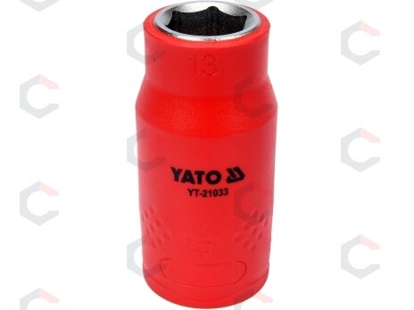 Galvutė izoliuota 13 mm, 1/2" VDE (YT-21033) 1 Galvutė izoliuota 13 mm, 1/2" VDE (YT-21033) 1