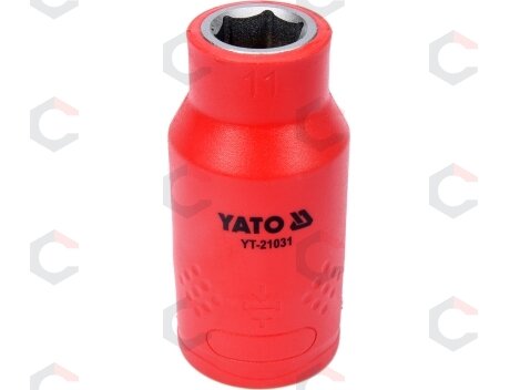 Galvutė izoliuota 11 mm, 1/2" VDE (YT-21031) Galvutė izoliuota 11 mm, 1/2" VDE (YT-21031)