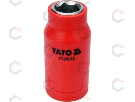 Galvutė izoliuota 10 mm, 3/8" VDE (YT-21010) Galvutė izoliuota 10 mm, 3/8" VDE (YT-21010)