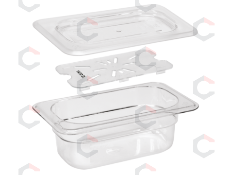 Gastronominis indas GN 1/1 | 530 × 325 × 150 mm | PC polikarbonatas | 19,5 l (YG-00392) 5 Gastronominis indas GN 1/1 | 530 × 325 × 150 mm | PC polikarbonatas | 19,5 l (YG-00392) 5