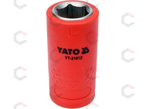 Galvutė izoliuota 12 mm, 3/8" VDE (YT-21012) Galvutė izoliuota 12 mm, 3/8" VDE (YT-21012)