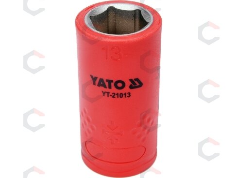 Galvutė izoliuota 13 mm, 3/8" VDE (YT-21013) Galvutė izoliuota 13 mm, 3/8" VDE (YT-21013)