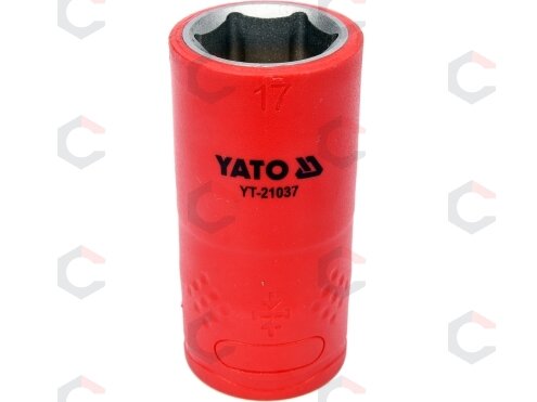 Galvutė izoliuota 17 mm, 1/2" VDE (YT-21037) Galvutė izoliuota 17 mm, 1/2" VDE (YT-21037)