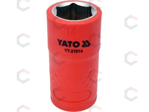 Galvutė izoliuota 14 mm, 3/8" VDE (YT-21014) Galvutė izoliuota 14 mm, 3/8" VDE (YT-21014)