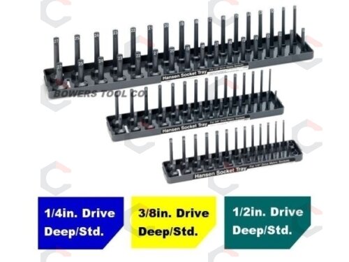 Galvučių laikiklių rinkinys 1/4" / 3/8" / 1/2" | 3 vnt. (SK22211) 3 Galvučių laikiklių rinkinys 1/4" / 3/8" / 1/2" | 3 vnt. (SK22211) 3