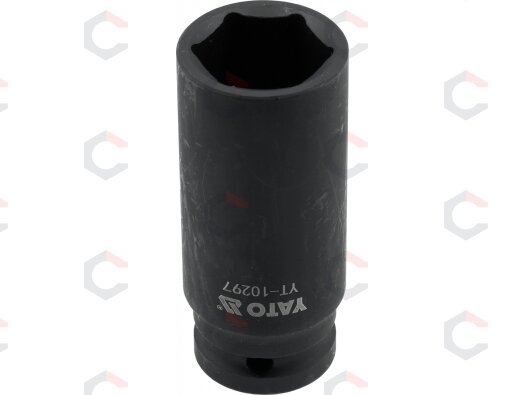 Ilga smūginė galvutė 1/2", 24 mm (YT-10297) Ilga smūginė galvutė 1/2", 24 mm (YT-10297)