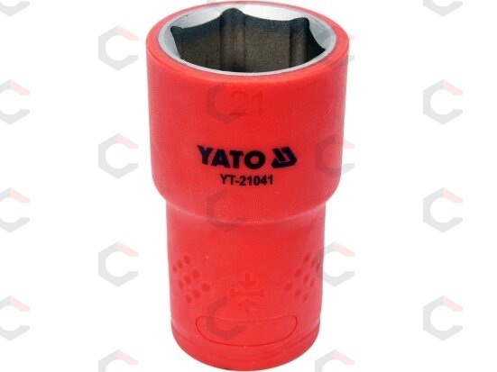 Galvutė izoliuota 21 mm, 1/2" VDE (YT-21041) Galvutė izoliuota 21 mm, 1/2" VDE (YT-21041)
