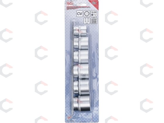 Galvučių rinkinys 12 kampų | 12,5 mm (1/2") | 24 - 38 mm | 6 vnt. (70102) 3 Galvučių rinkinys 12 kampų | 12,5 mm (1/2") | 24 - 38 mm | 6 vnt. (70102) 3