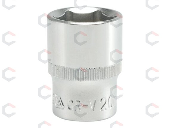 Galvutė 1/2", šešiakampė 20mm (YT-1213) Galvutė 1/2", šešiakampė 20mm (YT-1213)