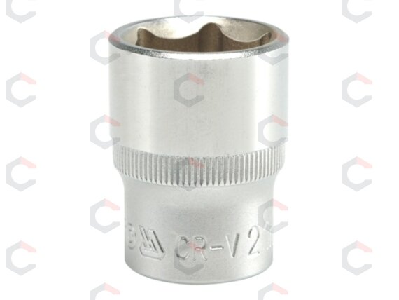 Galvutė 1/2", šešiakampė 21mm (YT-1214) Galvutė 1/2", šešiakampė 21mm (YT-1214)