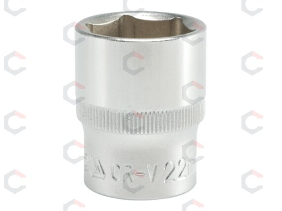 Galvutė 1/2", šešiakampė 22mm (YT-1215) Galvutė 1/2", šešiakampė 22mm (YT-1215)
