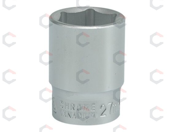 Galvutė 6-kampė | 20 mm (3/4") | 27 mm (YT-1308) Galvutė 6-kampė | 20 mm (3/4") | 27 mm (YT-1308)