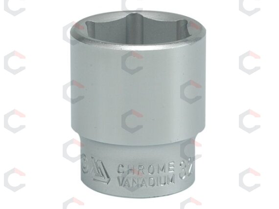 Galvutė 6-kampė | 20 mm (3/4") | 32 mm (YT-1312) Galvutė 6-kampė | 20 mm (3/4") | 32 mm (YT-1312)