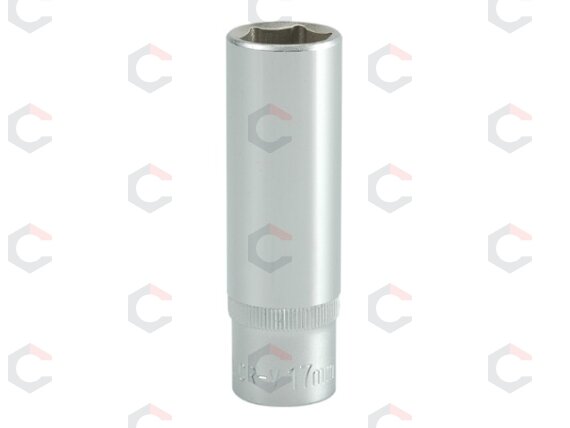 Galvutė ilga šešiakampė 1/2", 17mm (YT-1230) Galvutė ilga šešiakampė 1/2", 17mm (YT-1230)