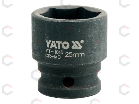 Galvutė smūginė 25 mm 1/2" (YT-1015) Galvutė smūginė 25 mm 1/2" (YT-1015)