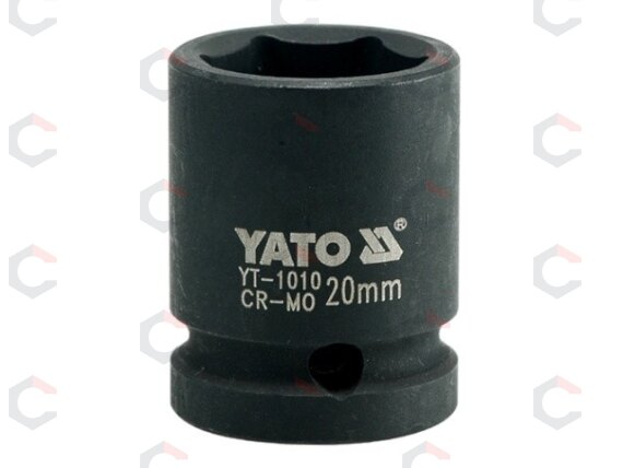 Galvutė smūginė 20 mm 1/2" (YT-1010) 1 Galvutė smūginė 20 mm 1/2" (YT-1010) 1