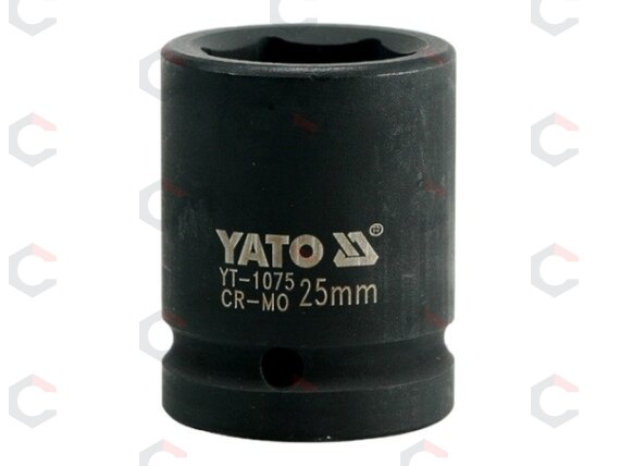 Galvutė smūginė šešiakampė | 20 mm (3/4") | 25 mm (YT-1075) Galvutė smūginė šešiakampė | 20 mm (3/4") | 25 mm (YT-1075)