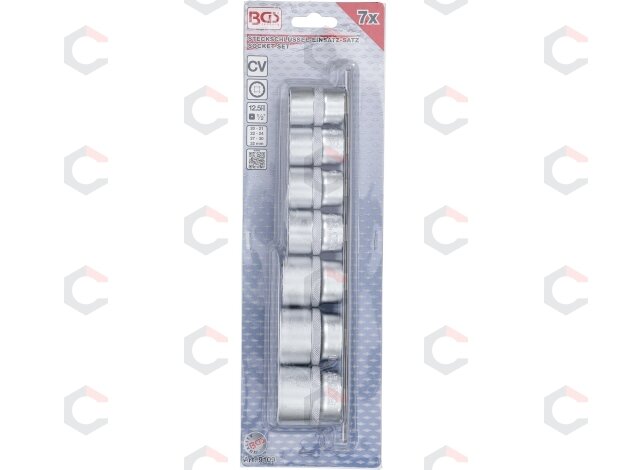 Galvučių rinkinys | 12-kampės | 12,5 mm (1/2") | 20–32 mm | 7 vnt. (9109) 3 Galvučių rinkinys | 12-kampės | 12,5 mm (1/2") | 20–32 mm | 7 vnt. (9109) 3