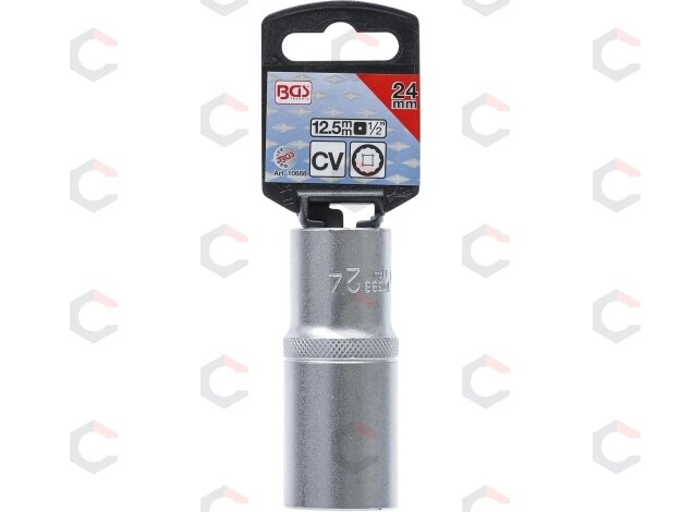 Galvute ilga 12 kampų | 12,5 mm (1/2") | 24 mm (10688) 2 Galvute ilga 12 kampų | 12,5 mm (1/2") | 24 mm (10688) 2