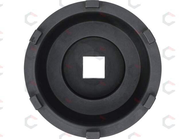 Galinės ašies griovelinės veržlės galvutė Mercedes-Benz, MAN 10/13 t NR7/4 101 mm (6991) 1 Galinės ašies griovelinės veržlės galvutė Mercedes-Benz, MAN 10/13 t NR7/4 101 mm (6991) 1