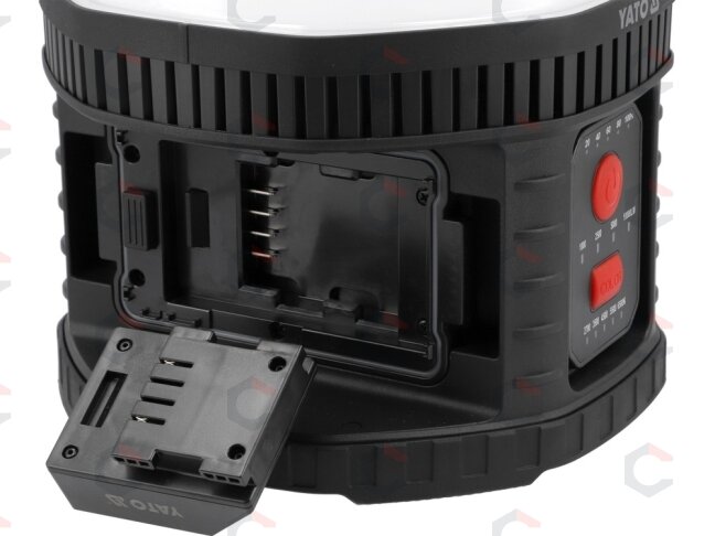 Galingas nešiojamas neakinantis prožektorius su abažūru | 18V 10000LM 360°, IK08 (YT-829670) 7 Galingas nešiojamas neakinantis prožektorius su abažūru | 18V 10000LM 360°, IK08 (YT-829670) 7