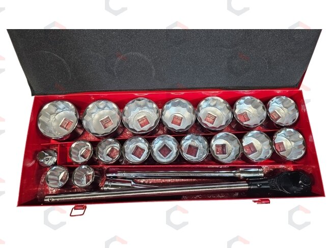 Galvučių ir rakto komplektas | 12-kampis | 25 mm (1") | 36–80 mm | 22 vnt. (SS122) 2 Galvučių ir rakto komplektas | 12-kampis | 25 mm (1") | 36–80 mm | 22 vnt. (SS122) 2