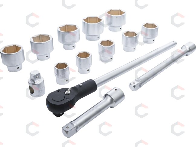 Galvučių ir rakto komplektas | 25 mm (1") | 15 vnt. (1210) 2 Galvučių ir rakto komplektas | 25 mm (1") | 15 vnt. (1210) 2