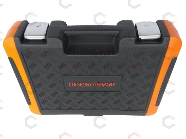Galvučių ir raktų komplektas 108 dalių, 1/4" + 1/2" (KR121108C) 5