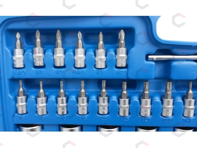 Galvučių ir raktų komplektas 1/4"+3/8"+1/2", 171 vnt "Stahlberg" (H-171X) 2 Galvučių ir raktų komplektas 1/4"+3/8"+1/2", 171 vnt "Stahlberg" (H-171X) 2
