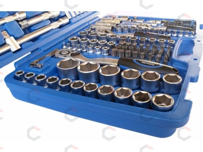Galvučių ir raktų komplektas 1/4"+3/8"+1/2", 171 vnt "Stahlberg" (H-171X) 5 Galvučių ir raktų komplektas 1/4"+3/8"+1/2", 171 vnt "Stahlberg" (H-171X) 5