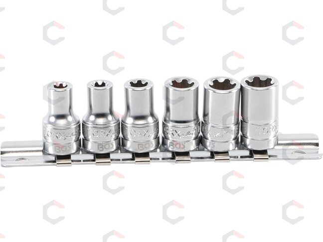 Galvučių komplektas T-Star Plus (Torx Plus) | 6.3 mm (1/4") | 6EP - 12EP | 6 vnt. (9588) Galvučių komplektas T-Star Plus (Torx Plus) | 6.3 mm (1/4") | 6EP - 12EP | 6 vnt. (9588)