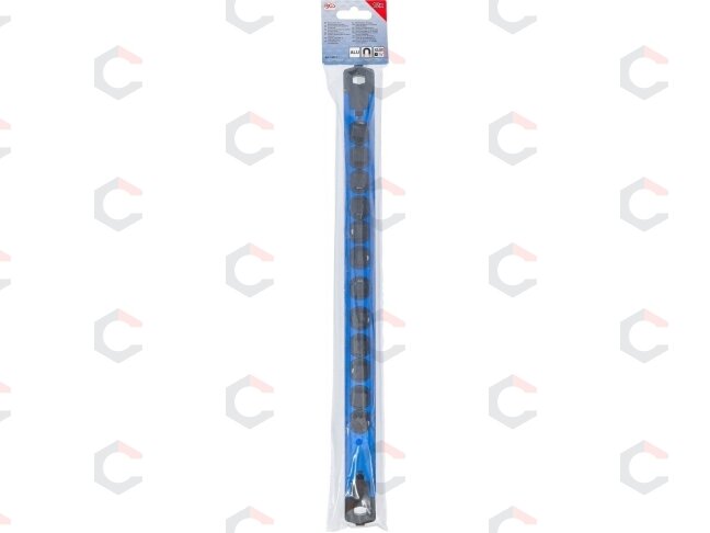 Galvučių laikiklis | magnetinis | 12,5 mm (1/2") | 12 vnt. (74551) 4 Galvučių laikiklis | magnetinis | 12,5 mm (1/2") | 12 vnt. (74551) 4
