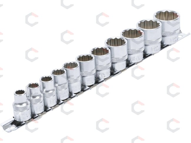 Galvučių rinkinys, 12 kampų | 10 mm (3/8") | Coliniai dydžiai | 11 vnt. (9112) Galvučių rinkinys, 12 kampų | 10 mm (3/8") | Coliniai dydžiai | 11 vnt. (9112)