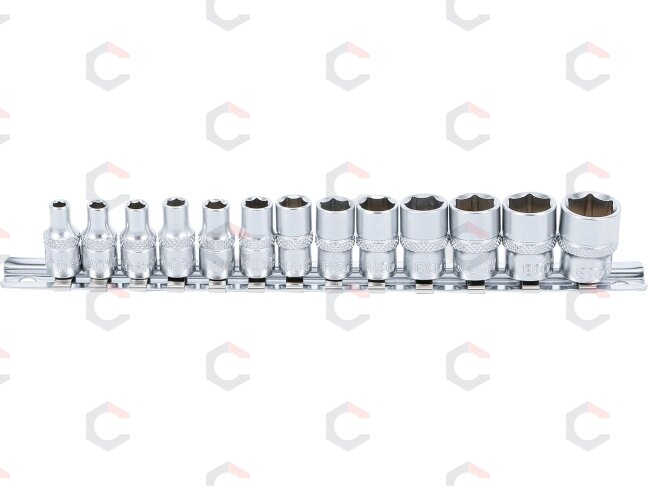 Galvučių rinkinys, 6-kampės | 6.3 mm (1/4") | 4 - 14 mm | 13 vnt. (9102) 1 Galvučių rinkinys, 6-kampės | 6.3 mm (1/4") | 4 - 14 mm | 13 vnt. (9102) 1