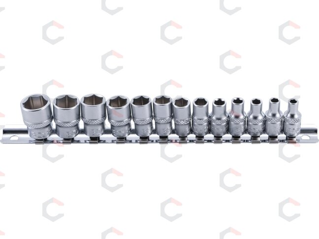 Galvučių rinkinys, 6-kampės | 6.3 mm (1/4") | 4 - 14 mm | 13 vnt. (9102) 4 Galvučių rinkinys, 6-kampės | 6.3 mm (1/4") | 4 - 14 mm | 13 vnt. (9102) 4