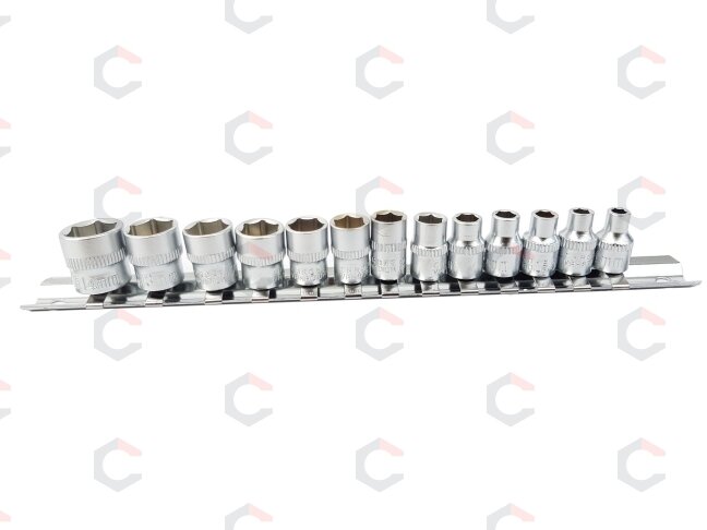 Galvučių rinkinys, 6-kampės | 6.3 mm (1/4") | 4 - 14 mm | 13 vnt. (KR144014) Galvučių rinkinys, 6-kampės | 6.3 mm (1/4") | 4 - 14 mm | 13 vnt. (KR144014)