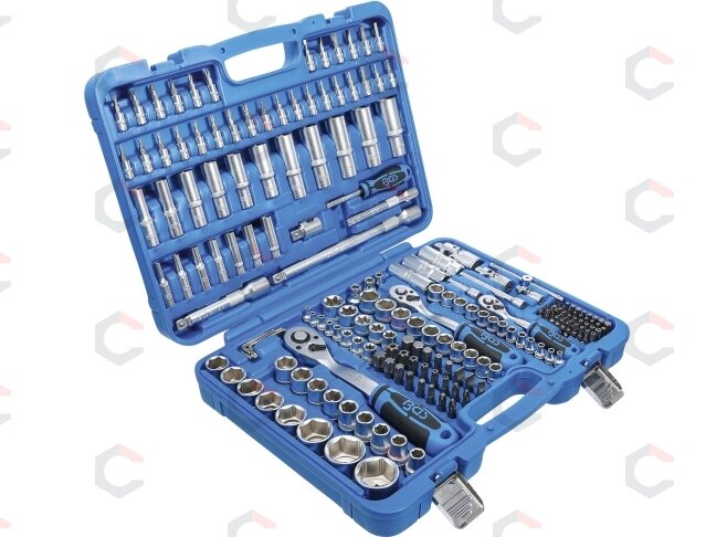 Galvučių ir antgalių rinkinys Pro Torque | 6,3 mm (1/4") / 10 mm (3/8") / 12,5 mm (1/2") | 192 vnt. (2243) 4 Galvučių ir antgalių rinkinys Pro Torque | 6,3 mm (1/4") / 10 mm (3/8") / 12,5 mm (1/2") | 192 vnt. (2243) 4
