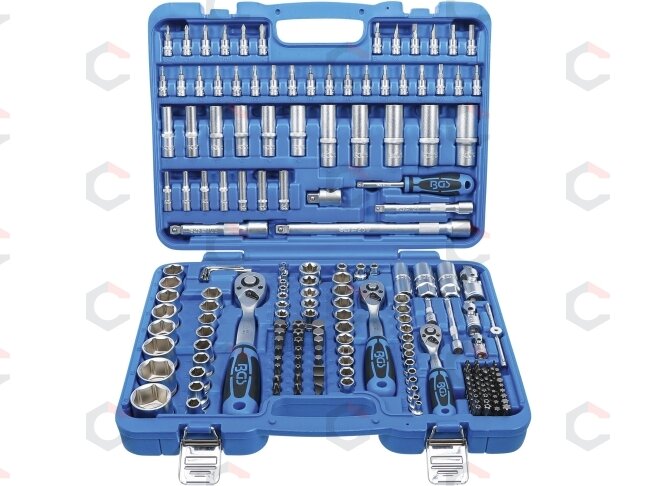 Galvučių ir antgalių rinkinys Pro Torque | 6,3 mm (1/4") / 10 mm (3/8") / 12,5 mm (1/2") | 192 vnt. (2243) Galvučių ir antgalių rinkinys Pro Torque | 6,3 mm (1/4") / 10 mm (3/8") / 12,5 mm (1/2") | 192 vnt. (2243)