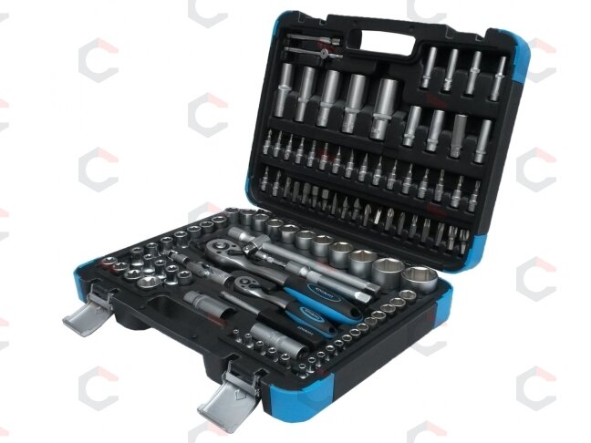Galvučių rinkinys | 6.3 mm (1/4") + 12.5 mm (1/2") | 108 vnt. (KR121108B) 3 Galvučių rinkinys | 6.3 mm (1/4") + 12.5 mm (1/2") | 108 vnt. (KR121108B) 3