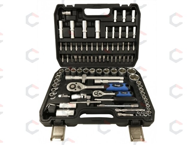 Galvučių rinkinys | 6.3 mm (1/4") + 12.5 mm (1/2") | 94 vnt (BS78094) Galvučių rinkinys | 6.3 mm (1/4") + 12.5 mm (1/2") | 94 vnt (BS78094)