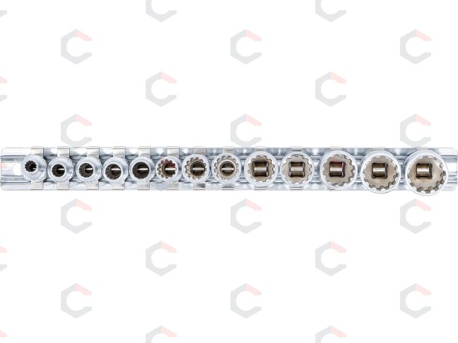 Galvučių rinkinys | Daugiafunkcinės | 6.3 mm (1/4") | 13 vnt. (2150) 2 Galvučių rinkinys | Daugiafunkcinės | 6.3 mm (1/4") | 13 vnt. (2150) 2