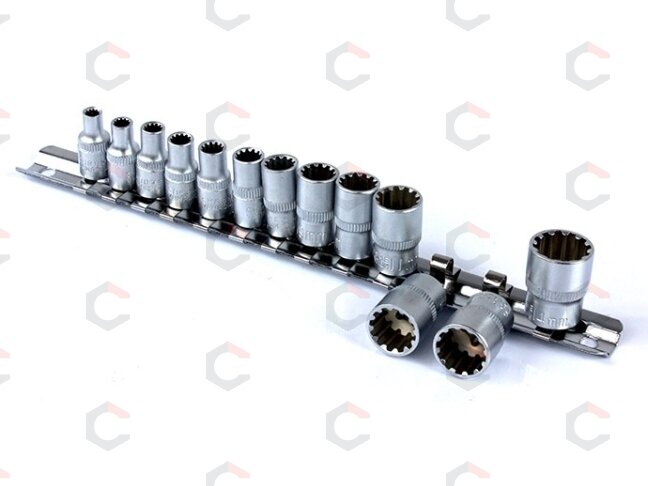 Galvučių rinkinys | Daugiafunkcinės | 6.3 mm (1/4") | 4-14 mm | 13 vnt. (KR144013) Galvučių rinkinys | Daugiafunkcinės | 6.3 mm (1/4") | 4-14 mm | 13 vnt. (KR144013)